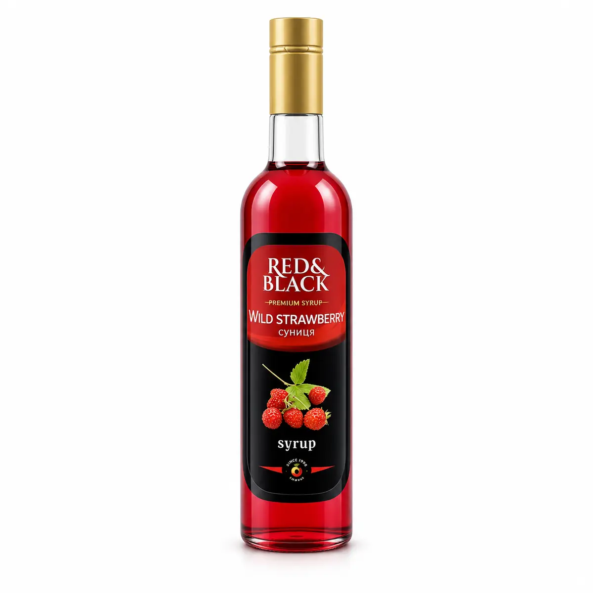 Сироп Суниця 0,7 л (0,9 кг) Red&Black