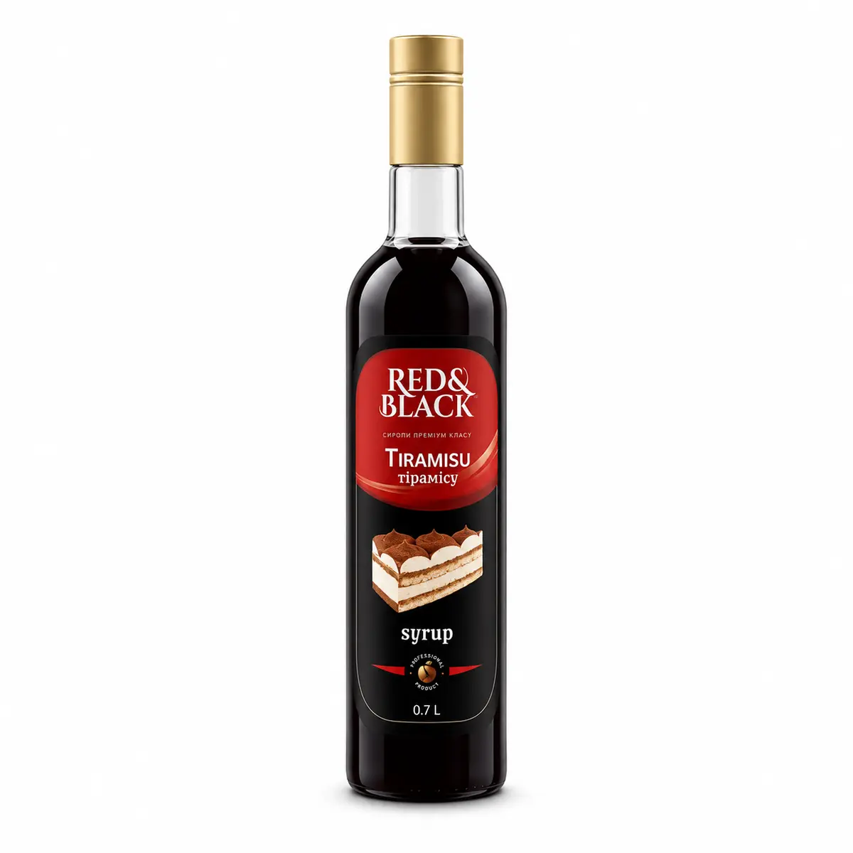 Сироп Тірамісу 0,7 л (0,9 кг) Red&Black