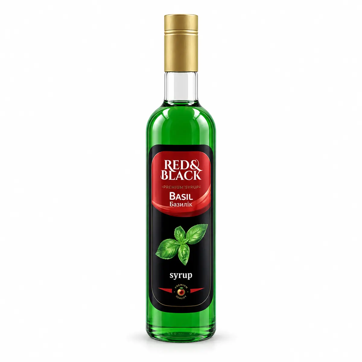 Сироп Базилік Red&Black 0,7 л у скляній пляшці