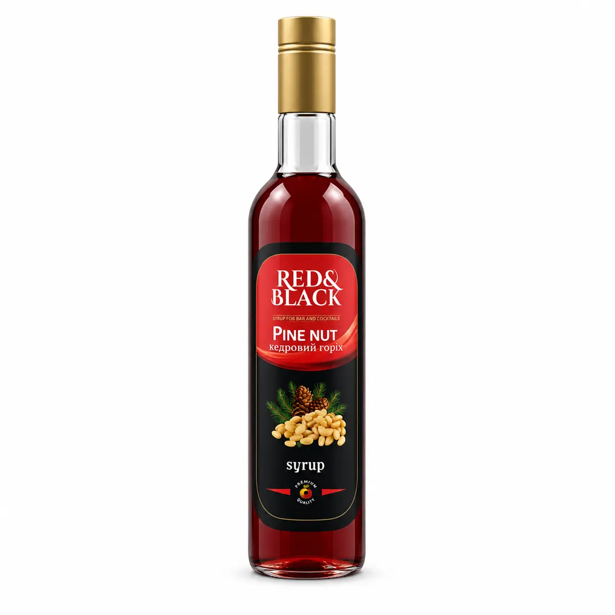 Сироп Кедровий горіх Red&Black 0,7 л