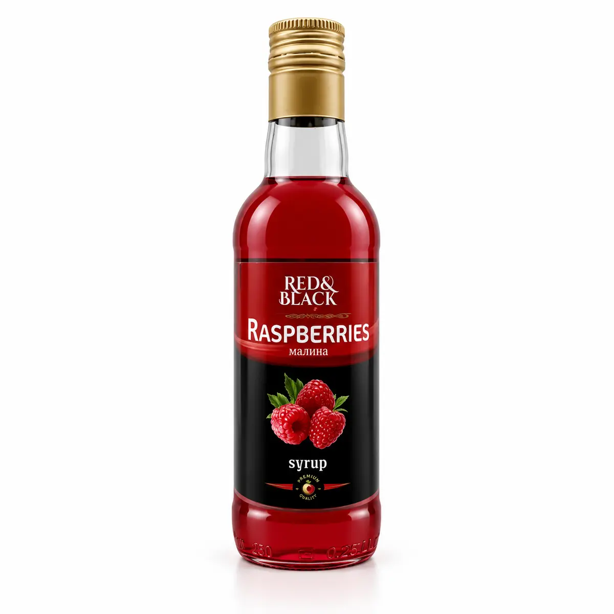 Сироп Малина 0,25 л Red&Black