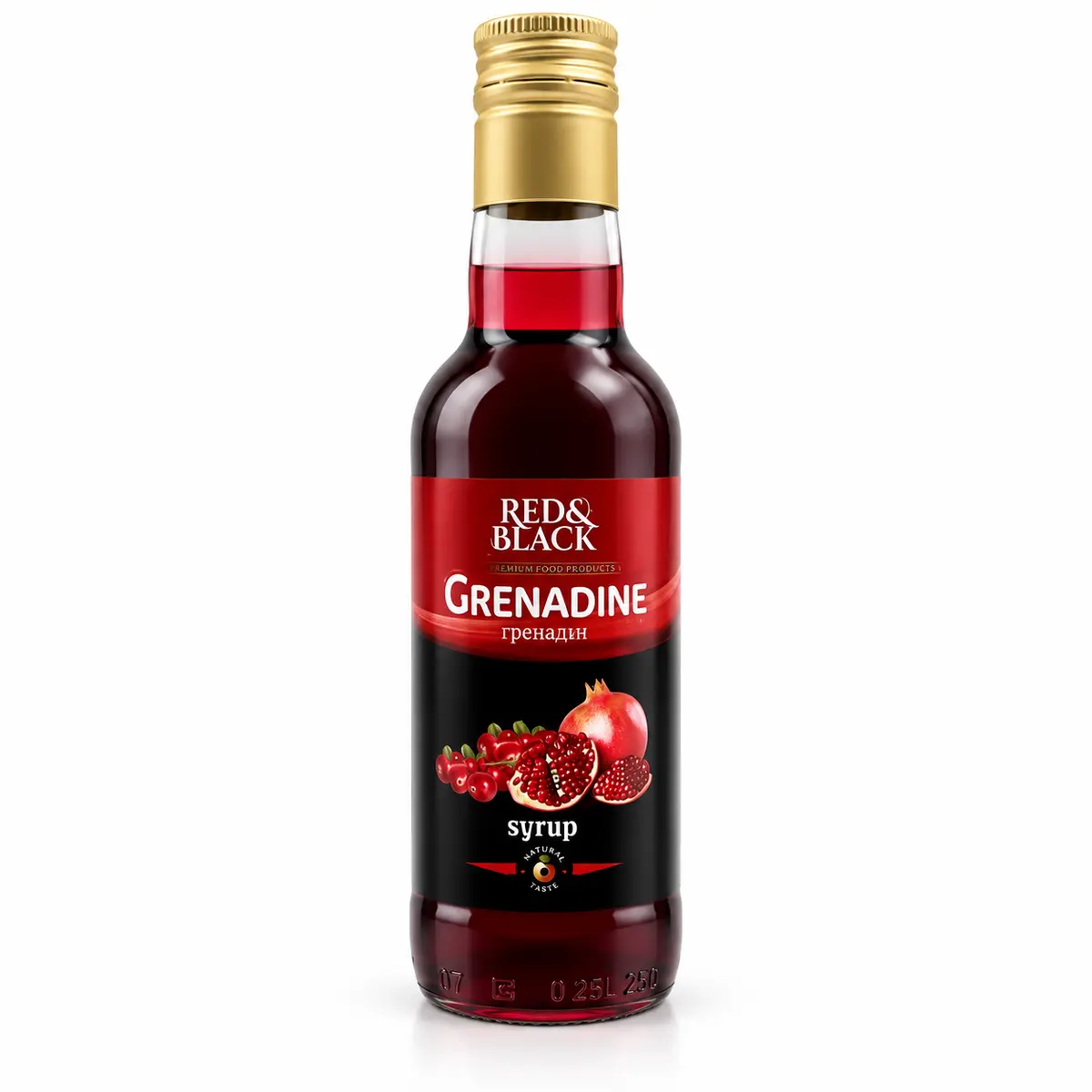 Сироп Гренадін 0,25 л Red&Black